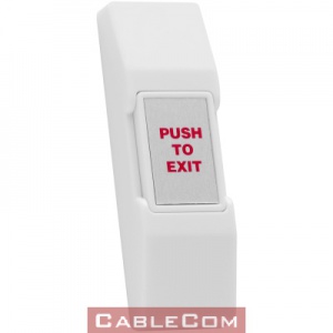 Пластмасов PUSH TO EXIT бутон за открит монтаж ROSSLARE EX-01
